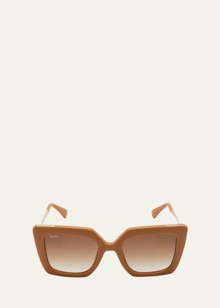 Max Mara Gradient Acetate Butterfly Sunglasses