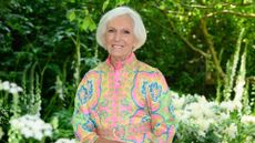 Dame Mary Berry attends The RHS Chelsea Flower Show at Royal Hospital Chelsea