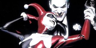 Alex Ross' cover art for Harley Quinn's story in Batman: No Man's Land