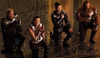 Lady Sif and the Warriors Three in Thor