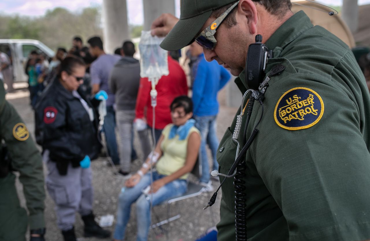 Border patrol agent in Texas.