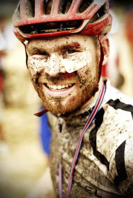 Thomas Turner took a tumble on stage 4