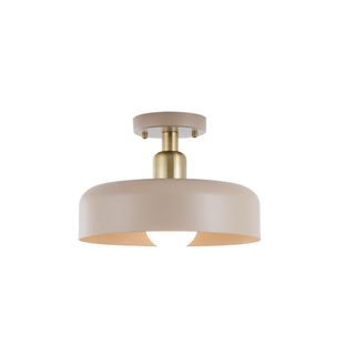 BISAMIYA Contemporary Semi Flush Mount Ceiling Light