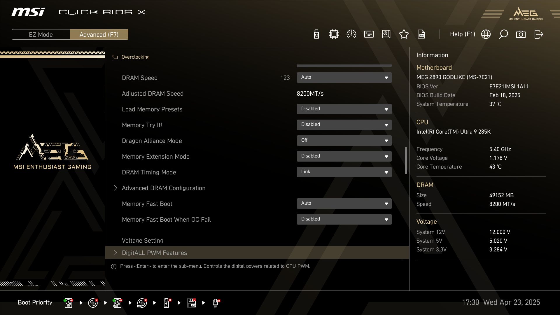 MSI Z890 Godlike