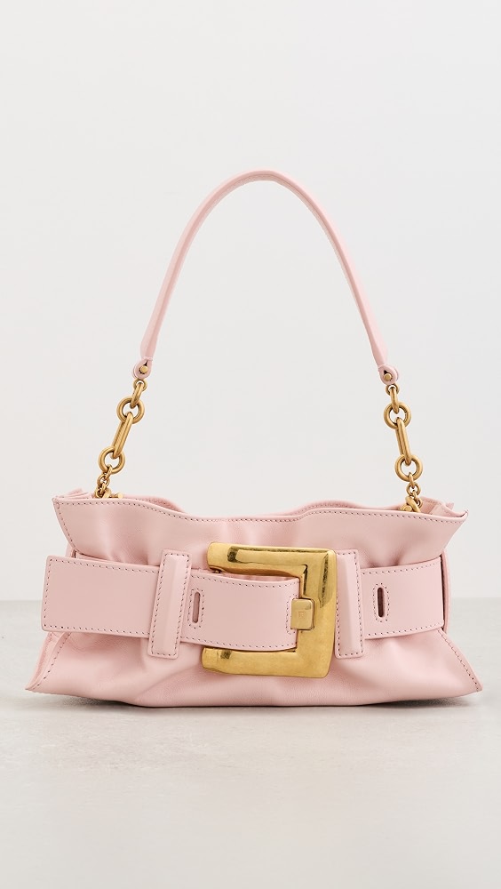 Anthem Calfskin Mini Shoulder Bag - Rose Pale