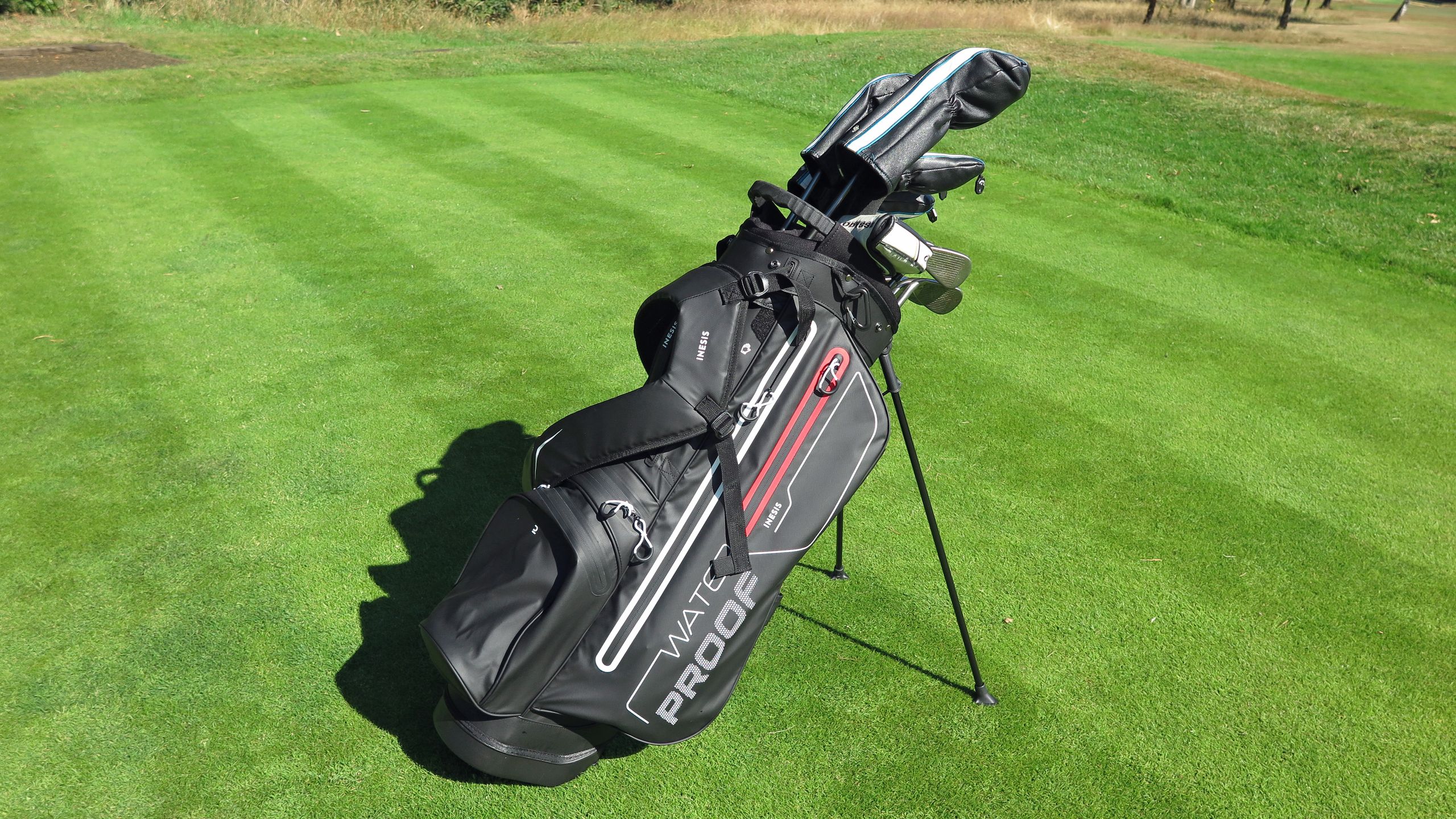 inesis golf bag rain cover Tek Waterproof rain protection in a lightweight build (about 240g) to keep your clubs drier in bad weather Buy Rain cover for the