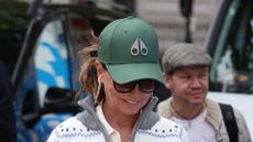 Shania Twain wearing half zip jumper and jeans in London, UK on 04 June, 2026