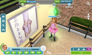 The Sims FreePlay for Windows Phone 8 ballet