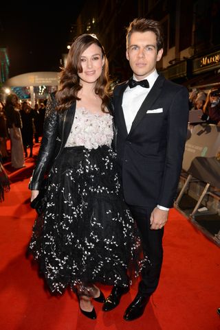 Keira Knightley And James Righton at the BAFTA Awards 2015