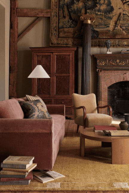 West Elm Pierce & Ward Deco Border Handwoven Wool Rug.