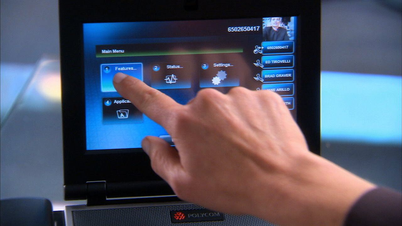 Polycom VVX 1500 touch