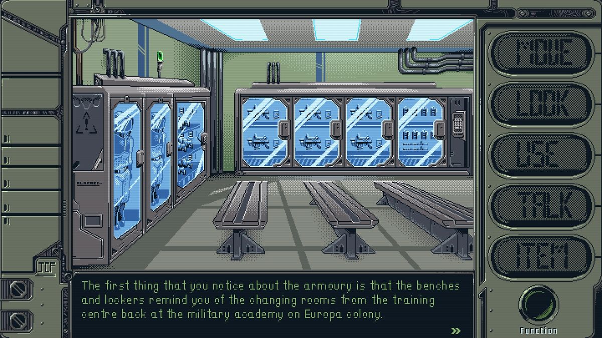 Stories From Sol: The Gun-Dog, '80s anime style pixel art