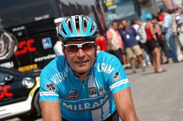 Erik Zabel (Milram) looking forward to today