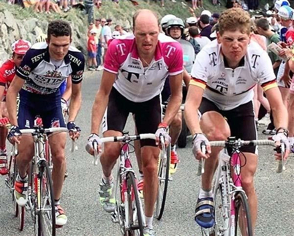 Ullrich was accompanied by two riders in 1997 who later admitted doping