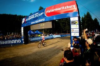 An international MTB spectacle lies ahead for KwaZulu-Natal's cycling fraternity as all is on track for this year's UCI MTB World Cup Pietermaritzburg at Cascades MTB Park. Seen here, Swiss Nino Schurter winning the 2011 cross country race.