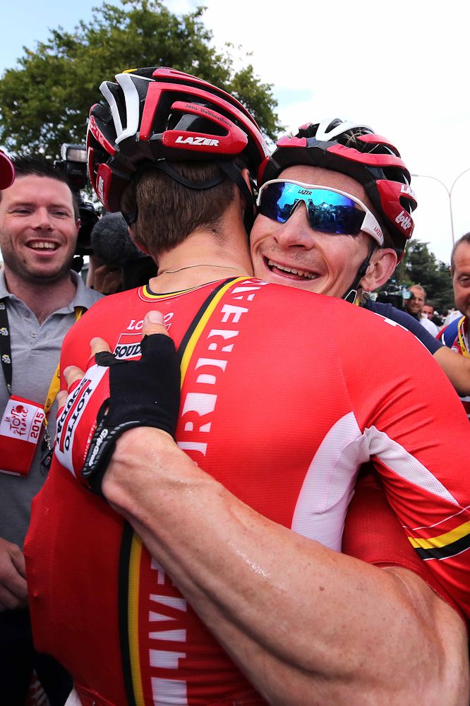 Andre Greipel following his stage 15 win.
