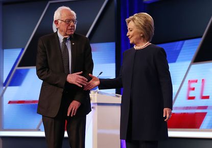 Clinton and Sanders practically tied in latest national poll. 