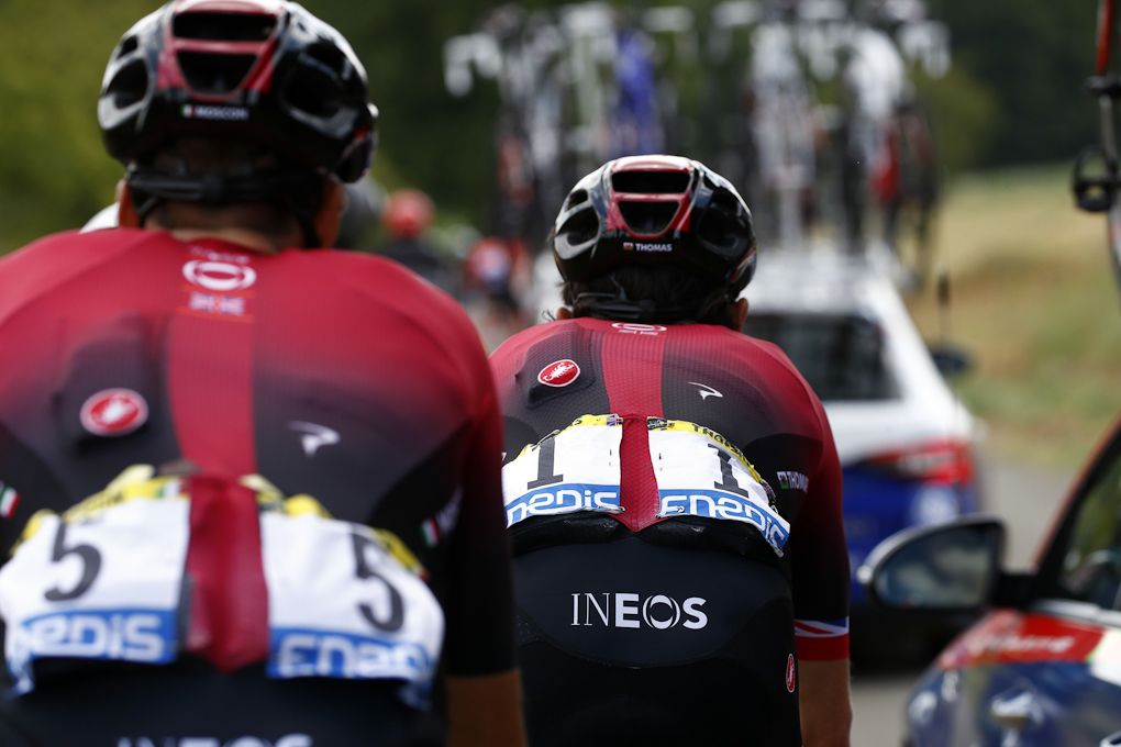 Geraint Thomas lost five seconds during stage 3 at the Tour de France