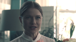 Genevieve Angelson as Mrs. Wheeler in The Handmaid&#039;s Tale