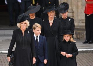 Prince George, Princess Charlotte and Queen Consort Camilla