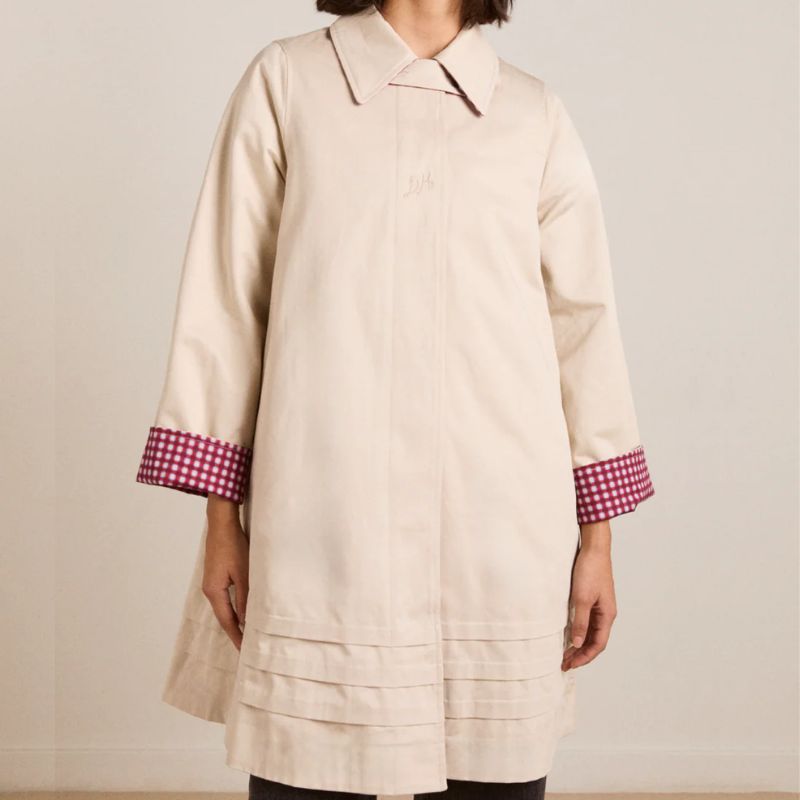 reversible trench coat