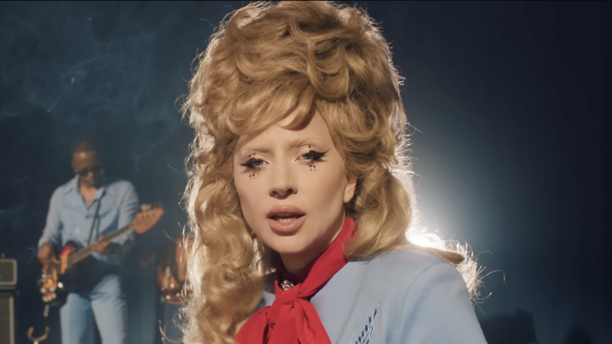 Lady Gaga in the music video of "Die with a Smile"
