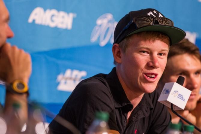 Lawson Craddock (Bontrager) on the topic of being one of the young guns in the peloton.