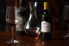 Niepoort vintage Port and decanter