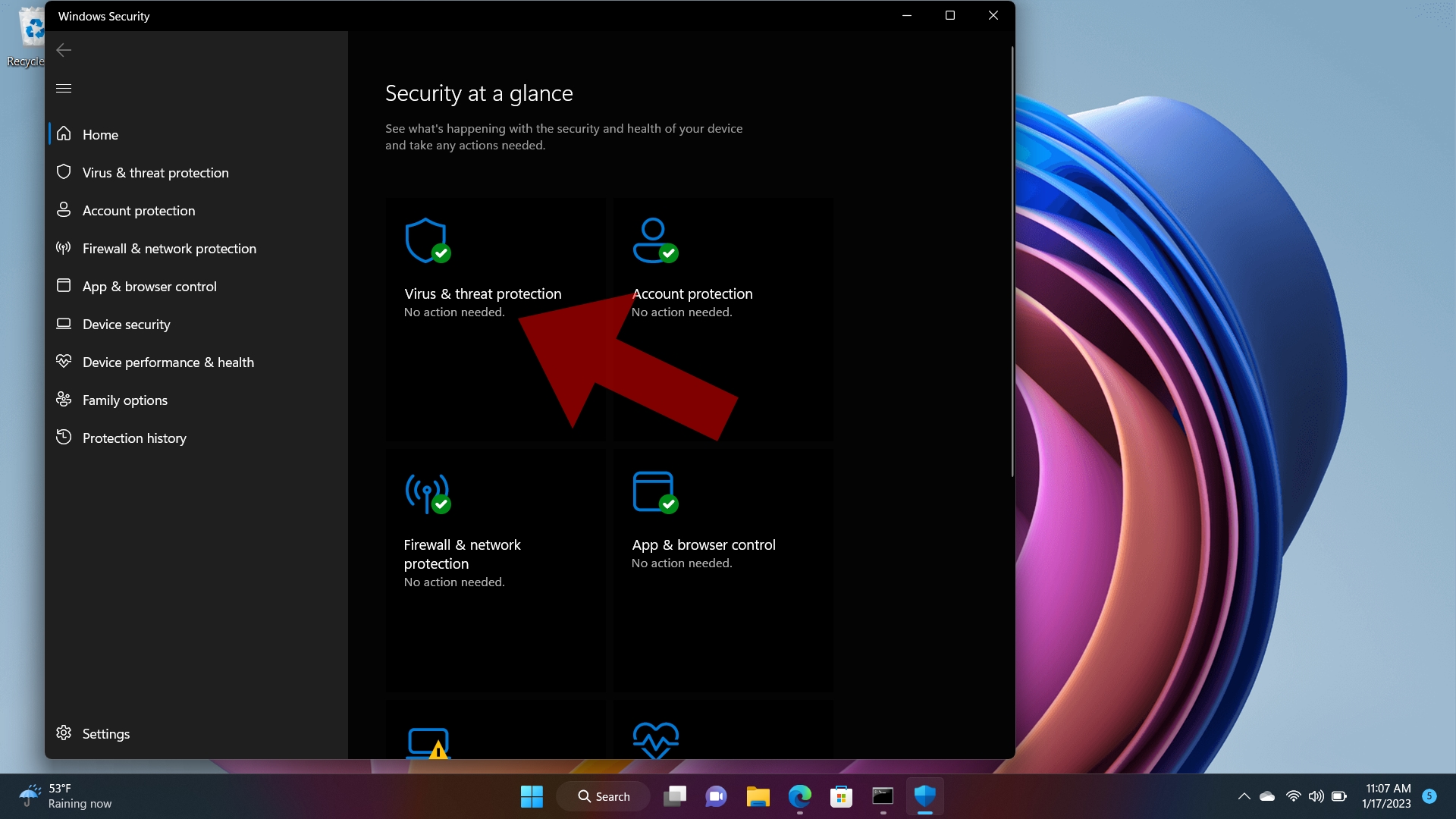 Desative o Microsoft Defender no Windows 11