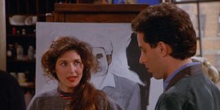 Catherine Keener and jerry Seinfeld on Seinfeld