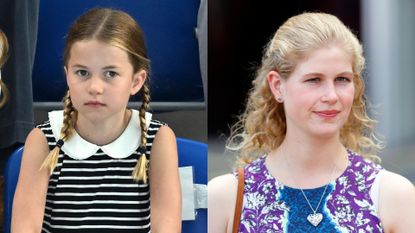 Princess Charlotte and Lady Louise Windsor's futures could be similar. Here they're seen at different occasions