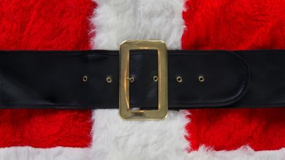 Santa Claus' belt.
