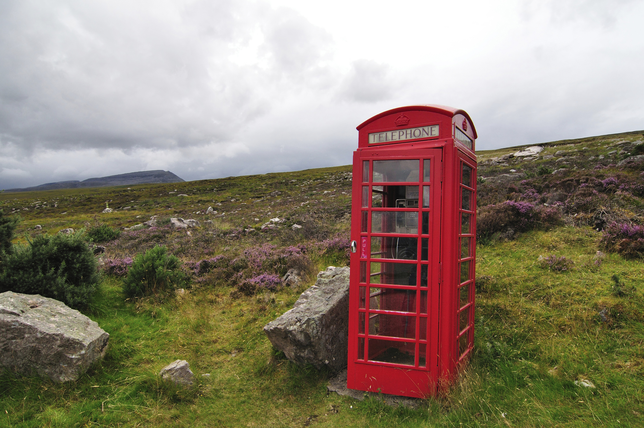 Red phone box