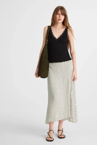 Madewell, Side-Slit Midi Skirt