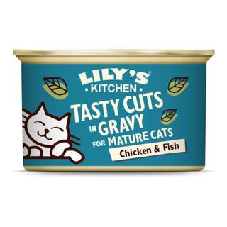  Lily's Kitchen Chicken & Fish Tasty Cuts in Gravy for Mature Cats