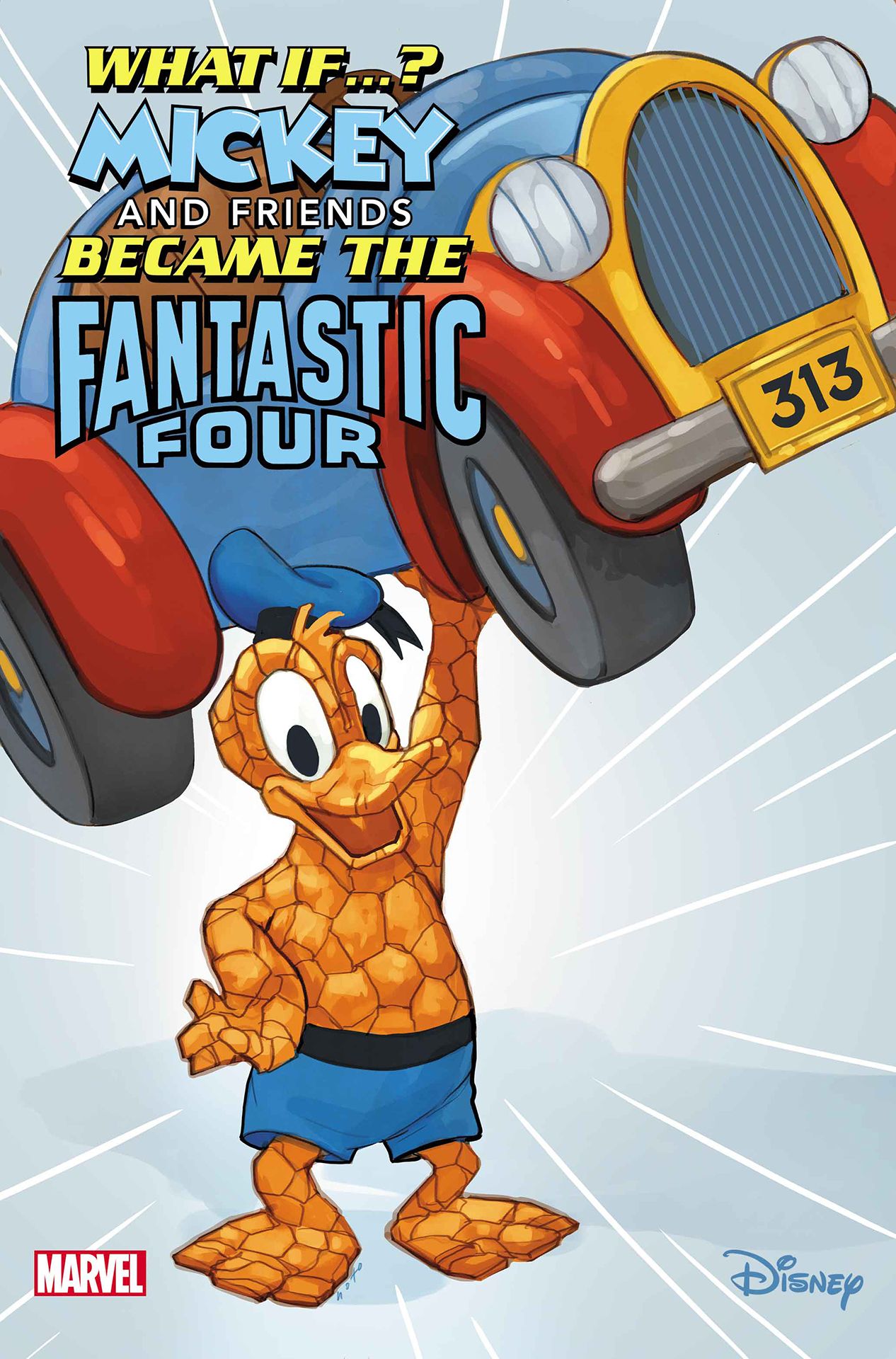 Marvel &amp; Disney: What If&hellip;? Mickey &amp; Friends Became the Fantastic Four? #1 cover by Phil Noto