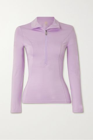 Serena stretch recycled-jersey base layer