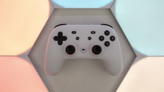 Google Stadia controller orange colorway