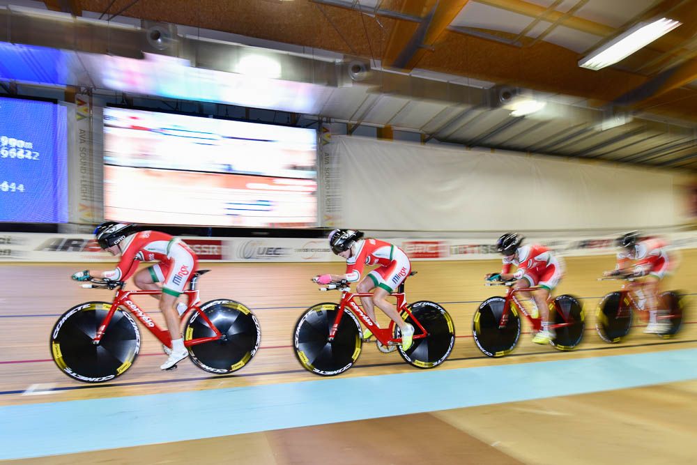 Belarus beat Poland for the women's team pursuit bronze medal