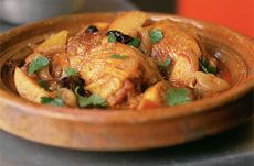 Chicken, apple and prune casserole