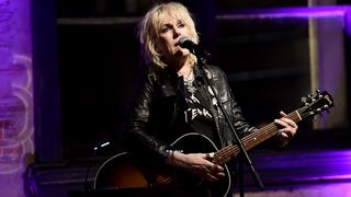 Lucinda Williams performs to celebrate Danny Clinch's Amplifier exhibition at Fotografiska on December 27, 2019 in New York City