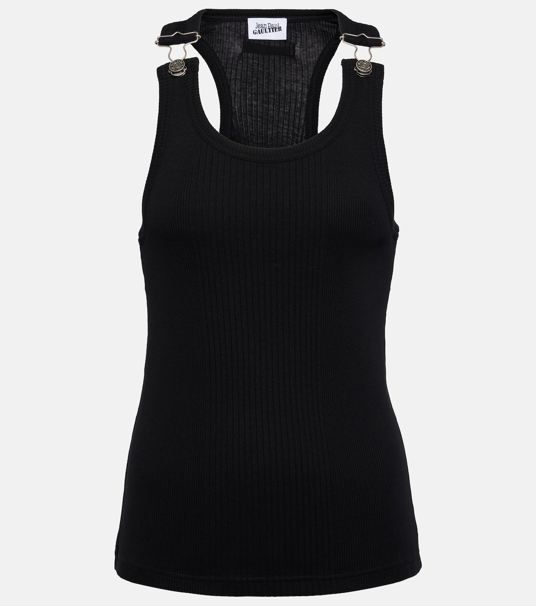 Ribbed-Knit Cotton Tank Top