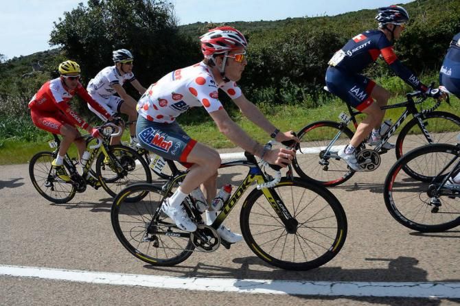 Th&eacute;o Vimpere (BigMat) in the KOM jersey