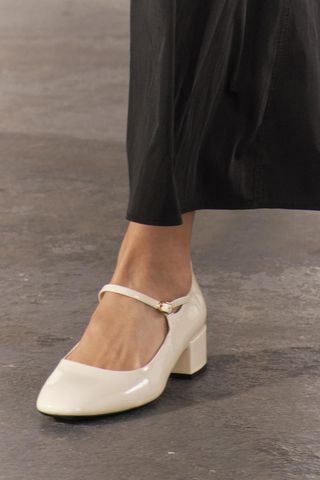 Zara, Faux Patent Ballet Flats