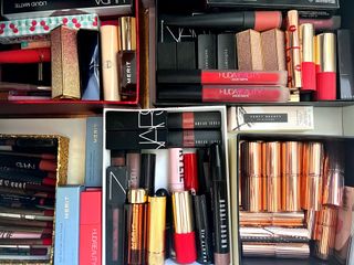 collection of lipsticks