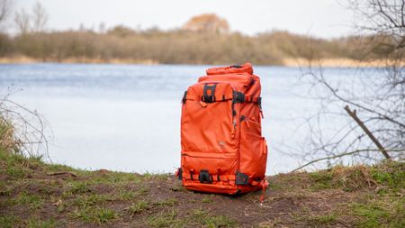 Summit Creative Tenzing 40L Rolltop Backpack in Orange