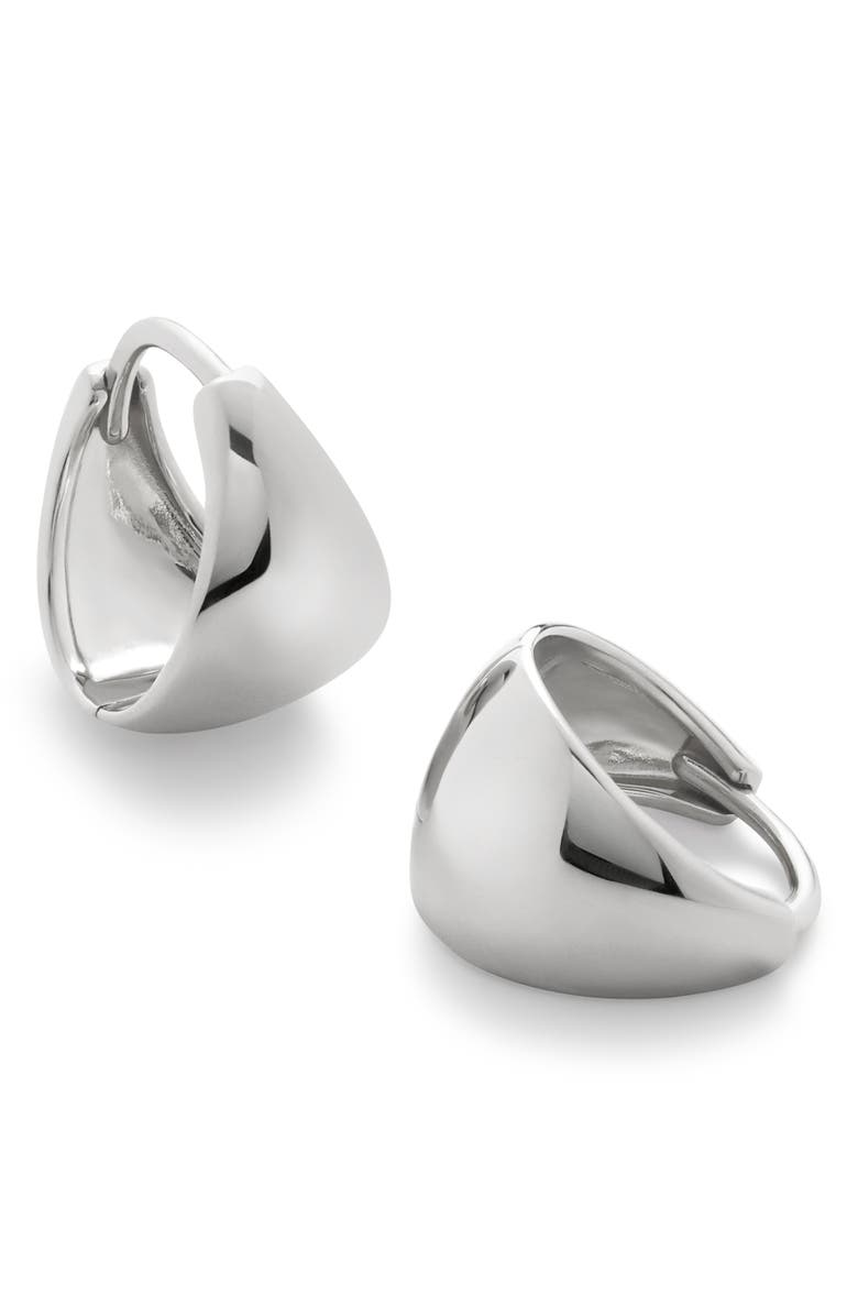 Conical Huggie Hoop Earrings