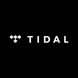 Tidal logo in white on black deal image 