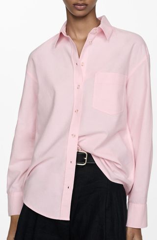 Cotton Button-Up Shirt