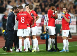 England players were subjected to racism in Bulgaria